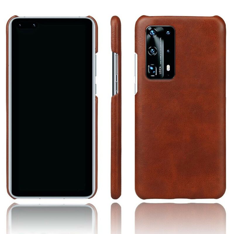 Capa Para Huawei P40 Efeito Couro Ksq