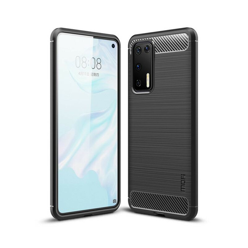 Capa Para Huawei P40 Fibra De Carbono Escovada Mofi