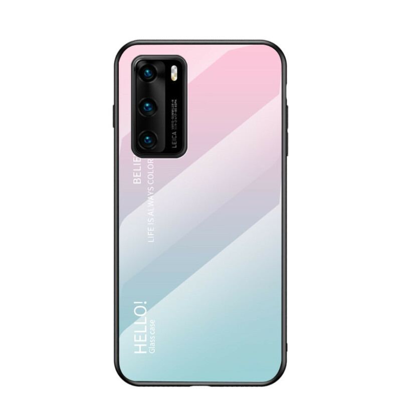 Capa Para Huawei P40 Olá Vidro Temperado