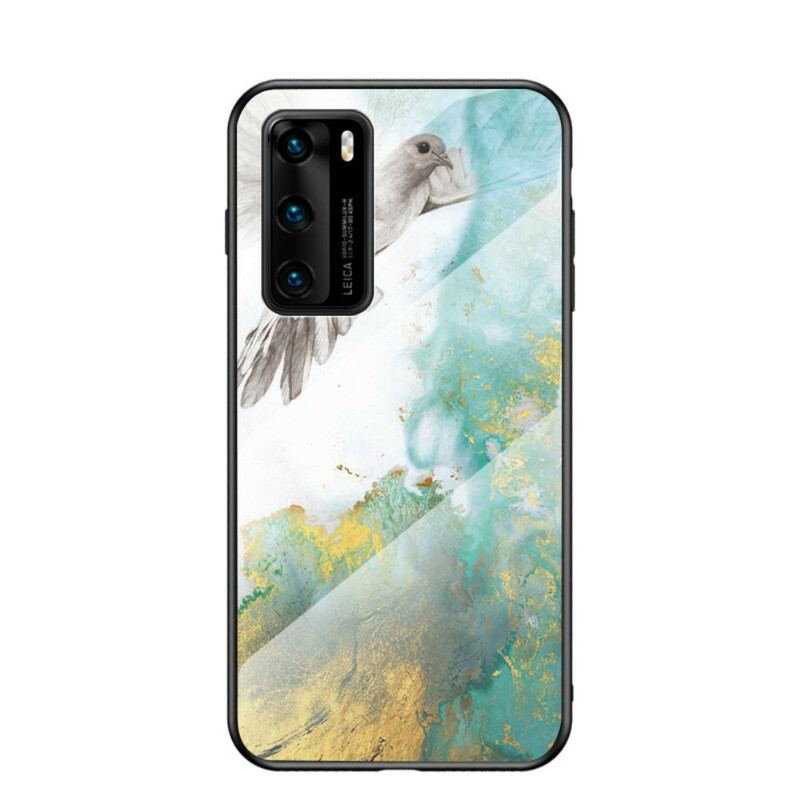 Capa Para Huawei P40 Vidro Temperado De Cores Premium