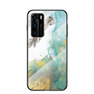 Capa Para Huawei P40 Vidro Temperado De Cores Premium