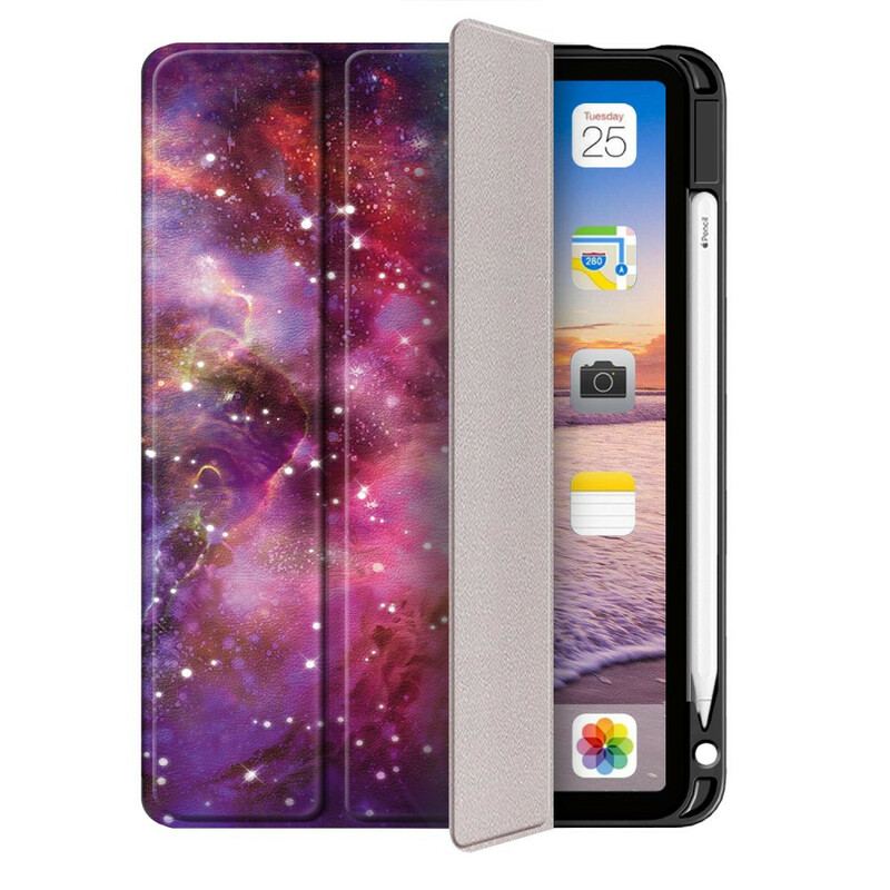 Capa De Celular Para iPad Air (2022) (2020) Porta Caneta Universo