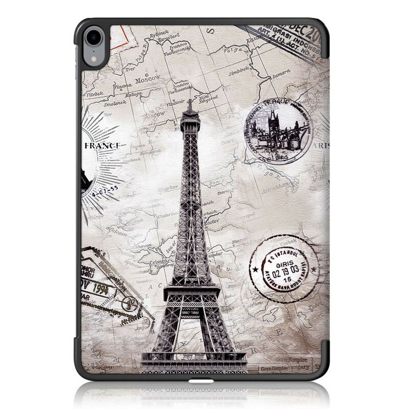 Capa De Celular Para iPad Air (2022) (2020) Torre Eiffel Retrô