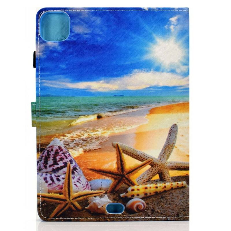 Capa Flip Para iPad Air (2022) (2020) Praia Dos Sonhos