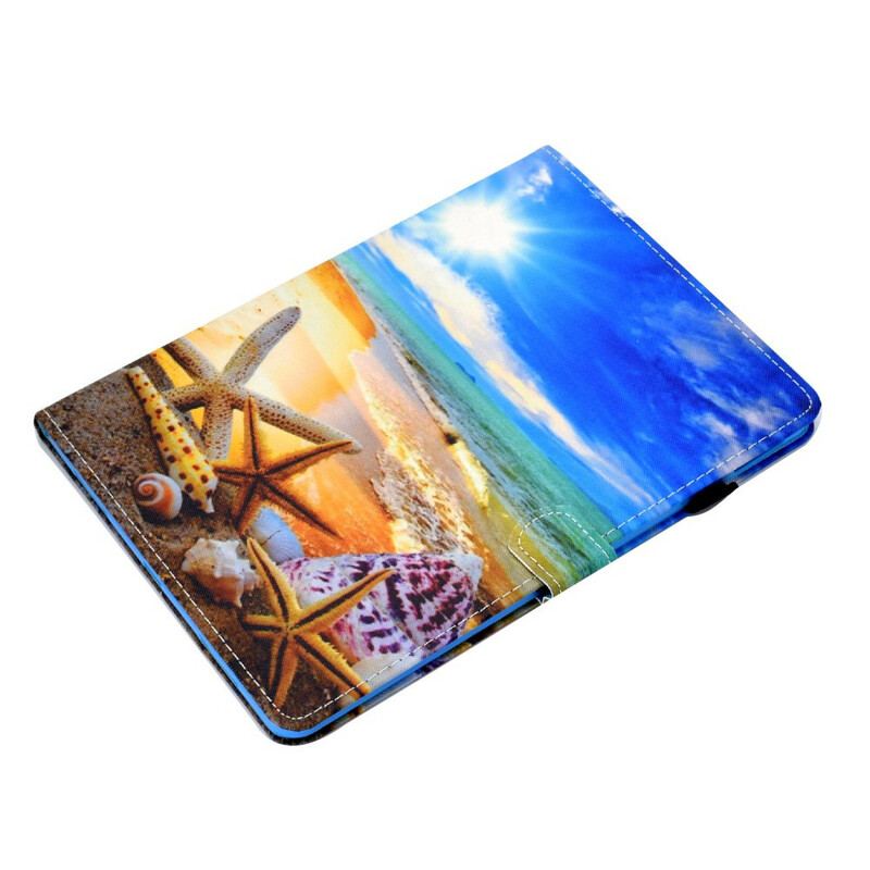 Capa Flip Para iPad Air (2022) (2020) Praia Dos Sonhos