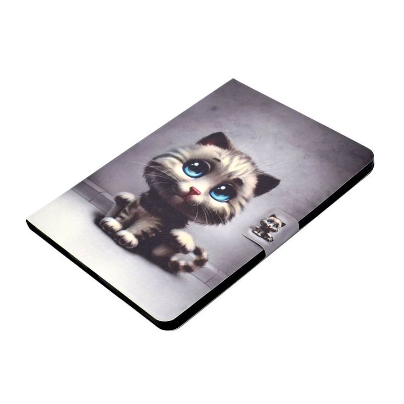 Capa Folio Para iPad Air (2022) (2020) Gato Sedutor