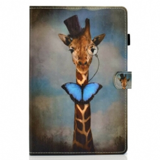 Capa Folio Para iPad Air (2022) (2020) Girafa Elegante