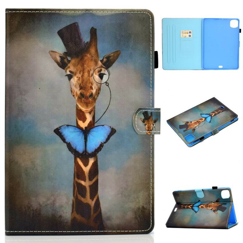 Capa Folio Para iPad Air (2022) (2020) Girafa Elegante