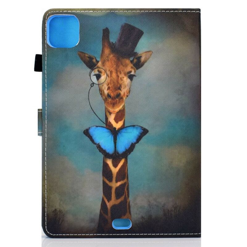 Capa Folio Para iPad Air (2022) (2020) Girafa Elegante