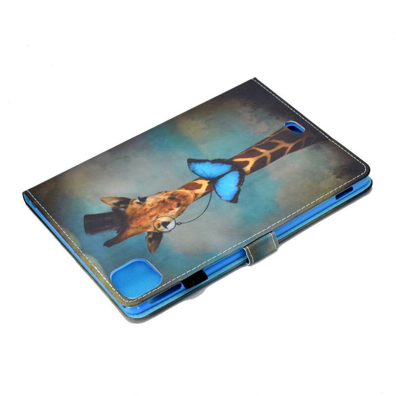 Capa Folio Para iPad Air (2022) (2020) Girafa Elegante