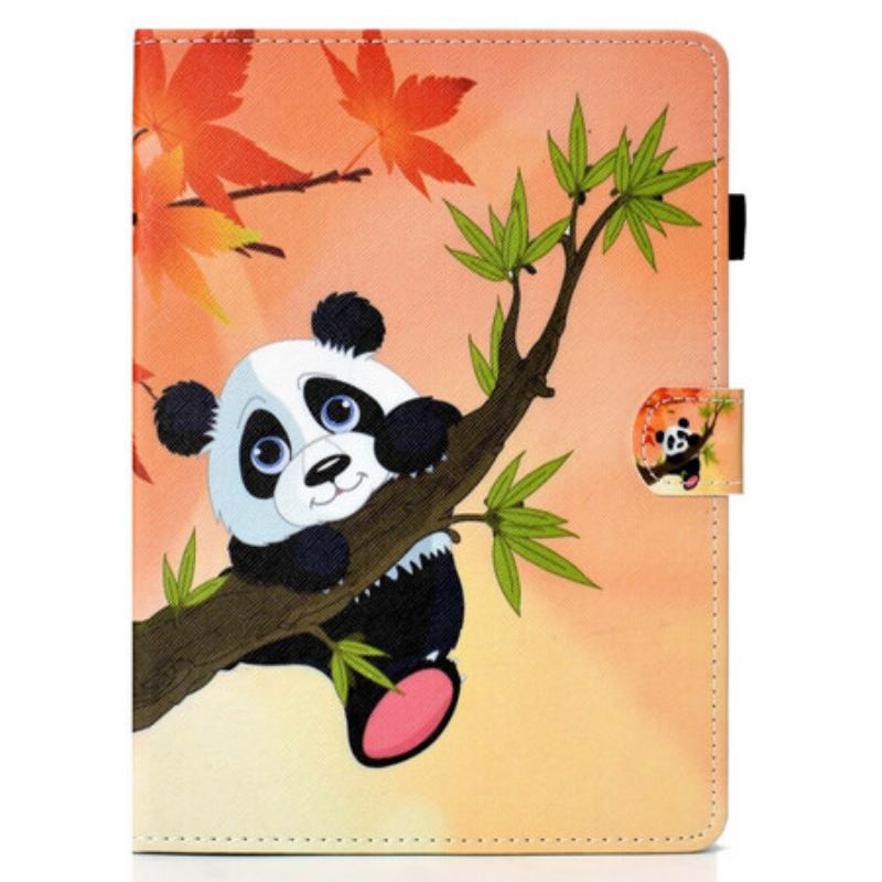 Capa Folio Para iPad Air (2022) (2020) Panda Fofo