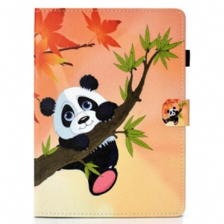 Capa Folio Para iPad Air (2022) (2020) Panda Fofo