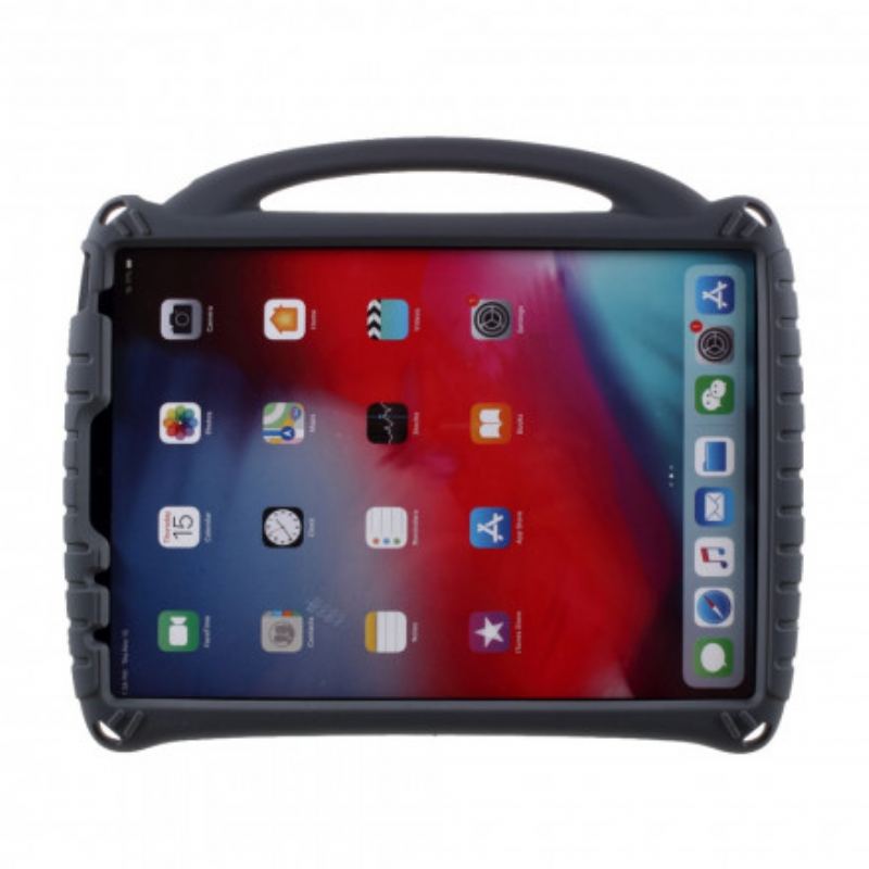 Capa Para iPad Air (2022) (2020) Silicone Com Suporte E Pulso