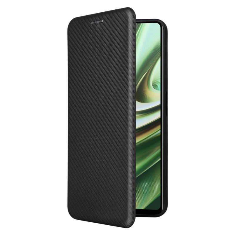 Capa De Celular Para OnePlus Nord CE 3 Lite 5G Flip Textura De Fibra De Carbono