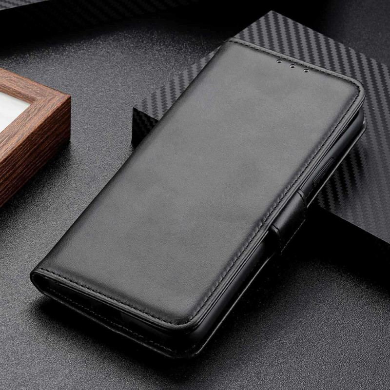 Capa Em Pele Para OnePlus Nord CE 3 Lite 5G Fecho Duplo