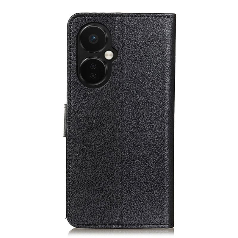 Capa Flip Para OnePlus Nord CE 3 Lite 5G Couro Falso Tradicional