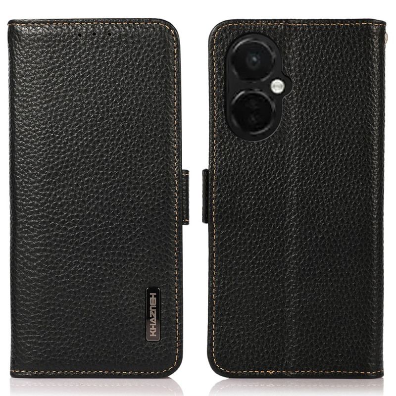 Capa Flip Para OnePlus Nord CE 3 Lite 5G Khazneh Lichia Couro