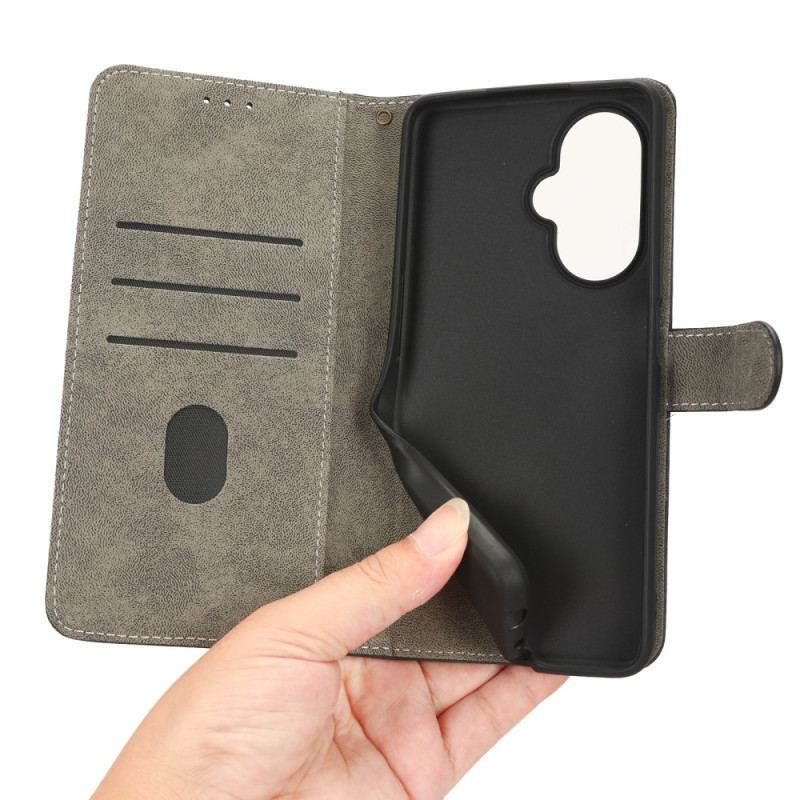 Capa Flip Para OnePlus Nord CE 3 Lite 5G Rfid Clássico