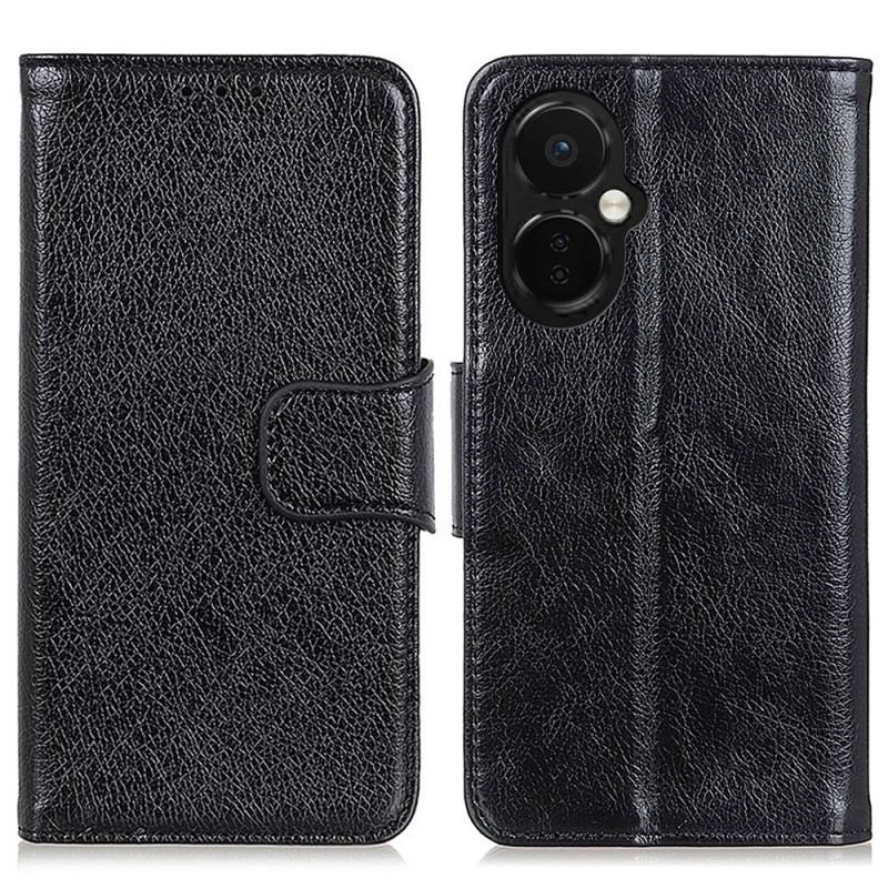 Capa Folio Para OnePlus Nord CE 3 Lite 5G Couro Nappa Dividido