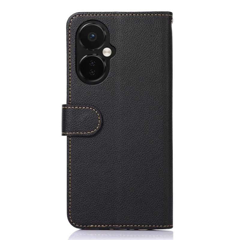 Capa Folio Para OnePlus Nord CE 3 Lite 5G Rfid Estilo Lichia