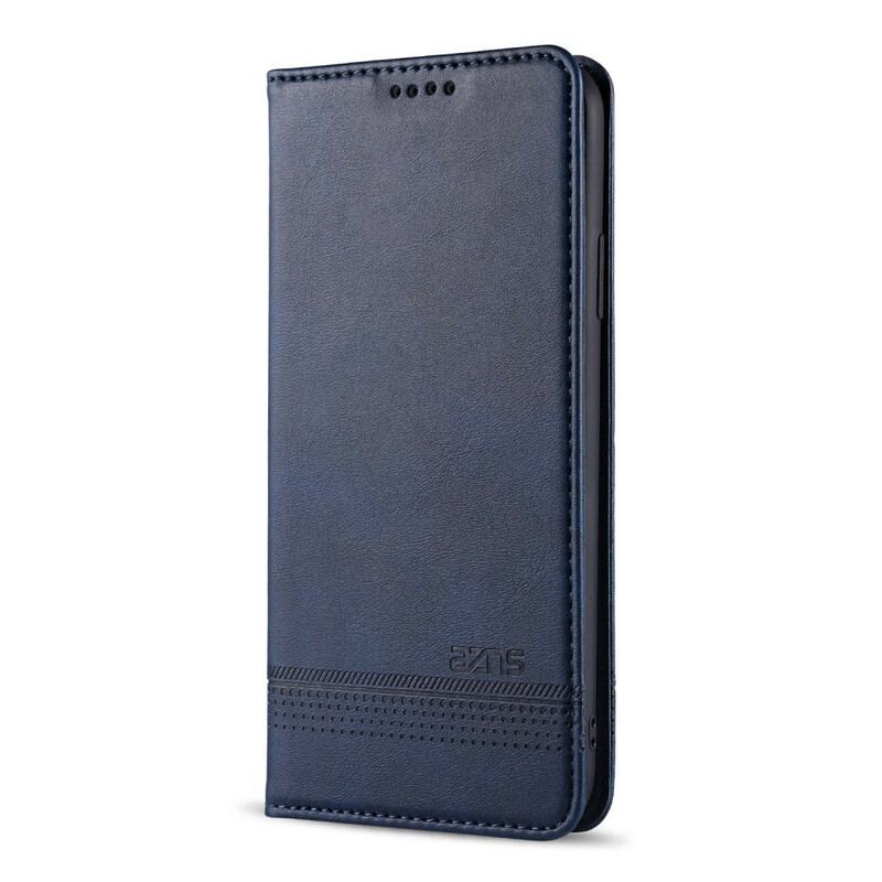 Capa De Celular Para iPhone 12 Pro Max Flip Estilo De Couro Azns