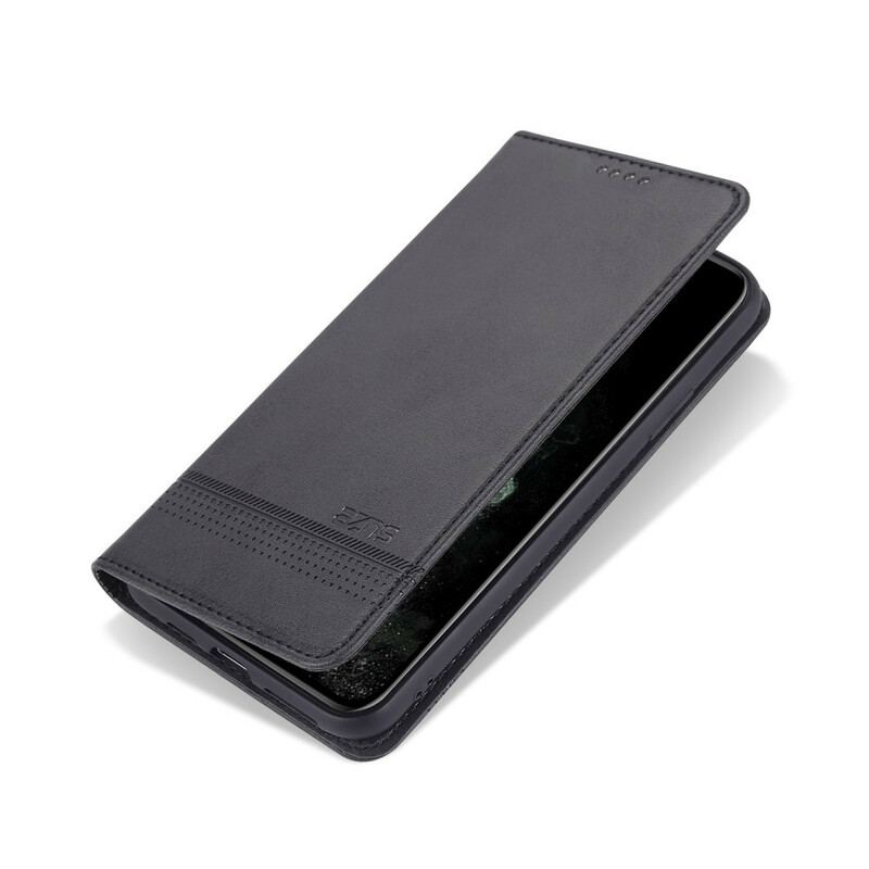 Capa De Celular Para iPhone 12 Pro Max Flip Estilo De Couro Azns