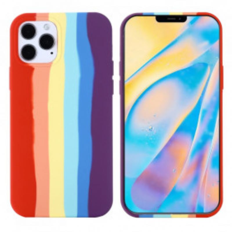 Capa Para iPhone 12 Pro Max Arco-íris