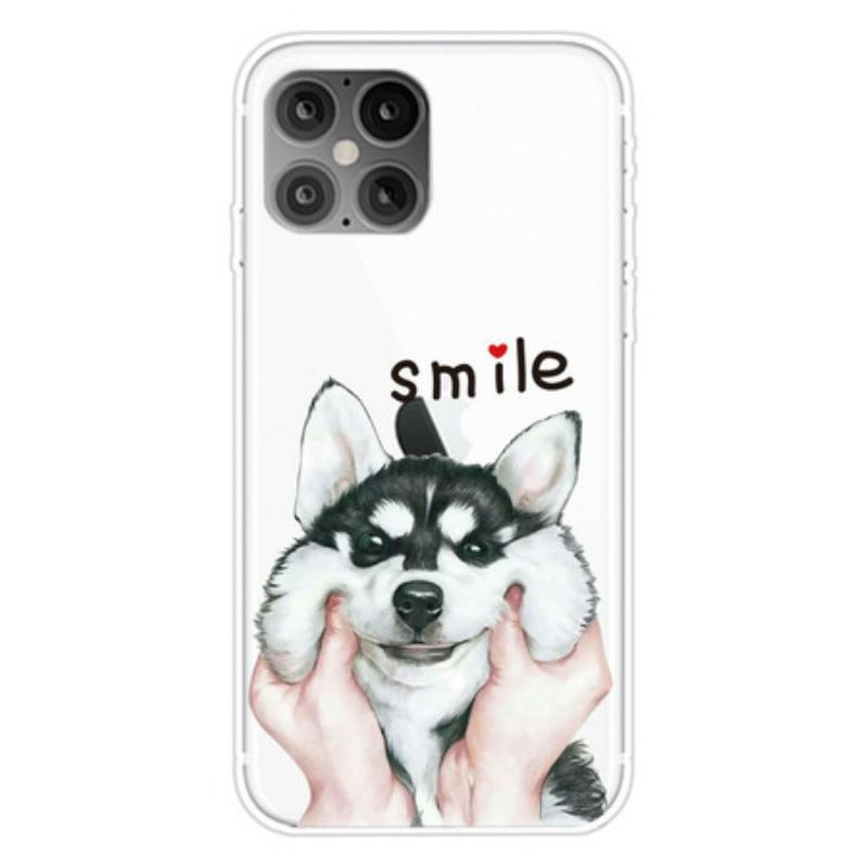 Capa Para iPhone 12 Pro Max Cachorro Sorridente