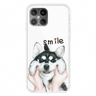 Capa Para iPhone 12 Pro Max Cachorro Sorridente