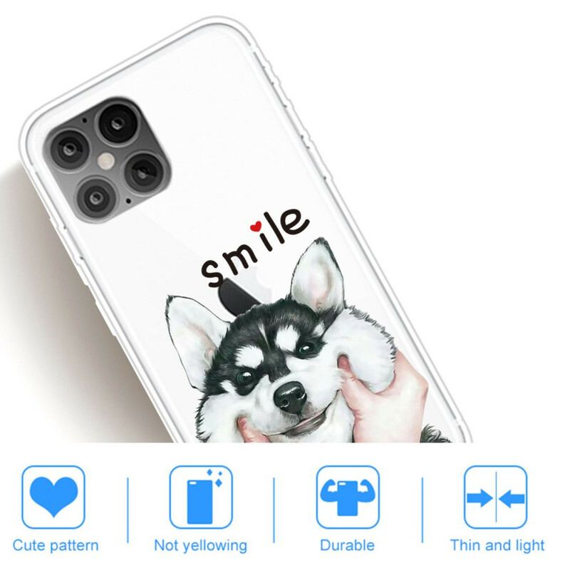 Capa Para iPhone 12 Pro Max Cachorro Sorridente