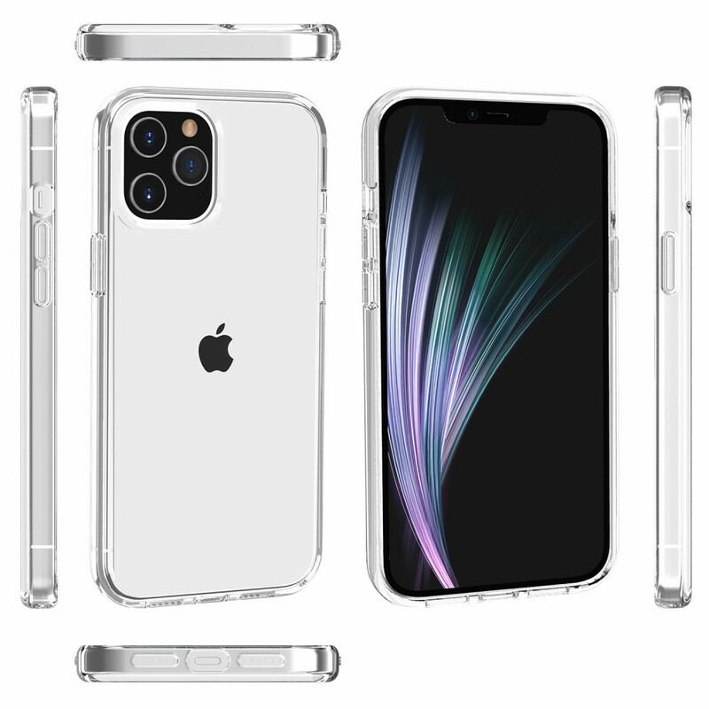 Capa Para iPhone 12 Pro Max Colorido Transparente