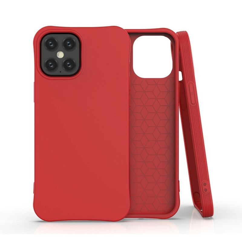 Capa Para iPhone 12 Pro Max Fosco De Silicone Flexível