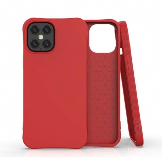 Capa Para iPhone 12 Pro Max Fosco De Silicone Flexível