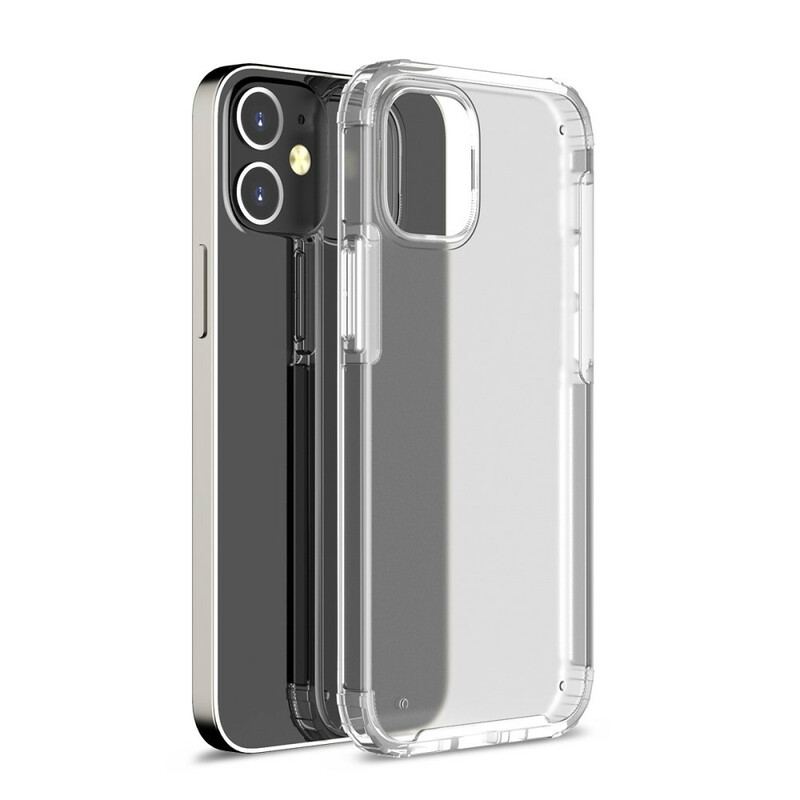 Capa Para iPhone 12 Pro Max Fosco Transparente Híbrido