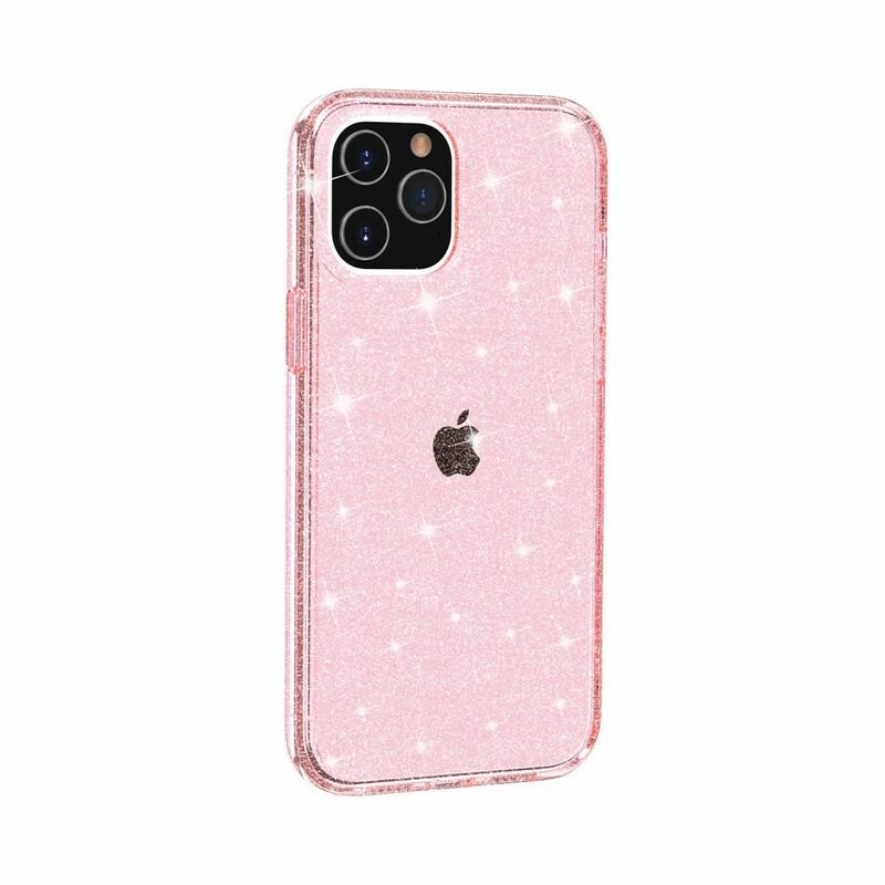 Capa Para iPhone 12 Pro Max Lantejoulas Transparentes