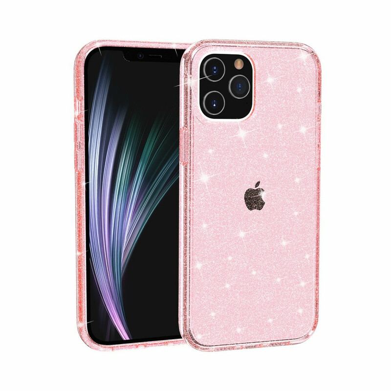 Capa Para iPhone 12 Pro Max Lantejoulas Transparentes