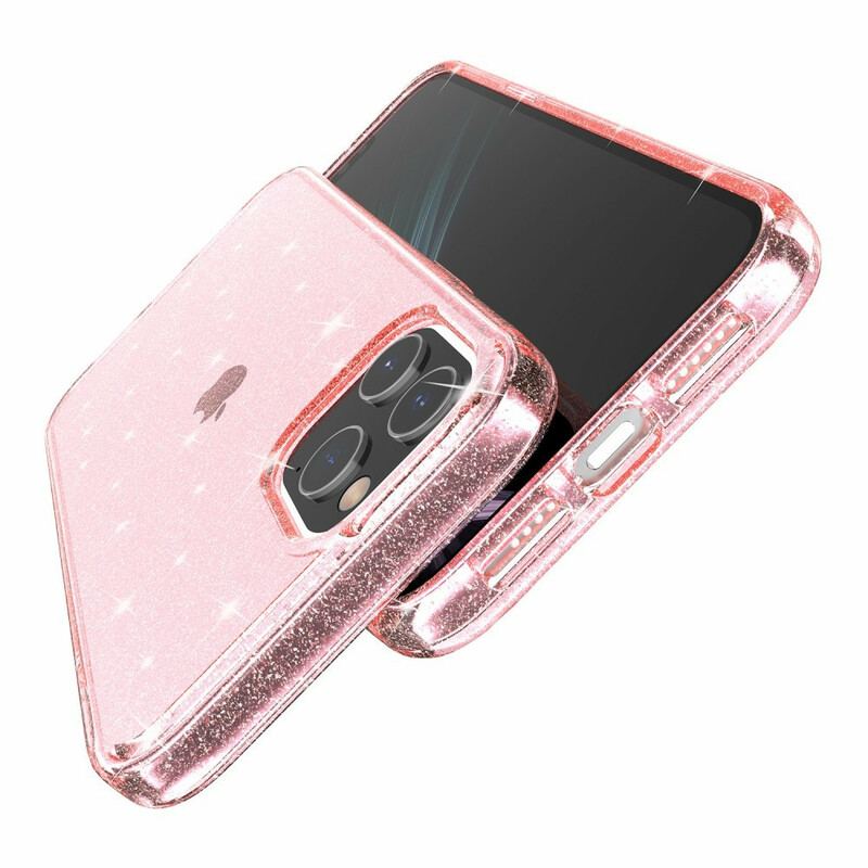 Capa Para iPhone 12 Pro Max Lantejoulas Transparentes