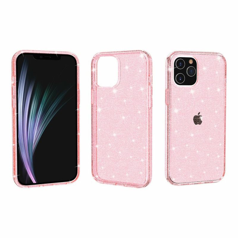 Capa Para iPhone 12 Pro Max Lantejoulas Transparentes