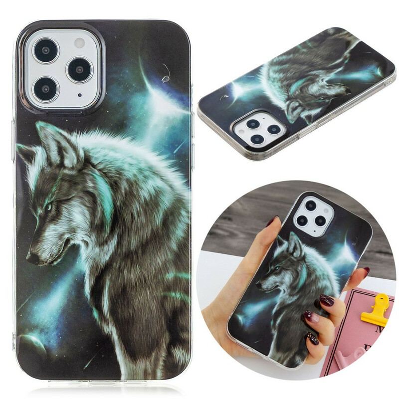 Capa Para iPhone 12 Pro Max Lobo Real