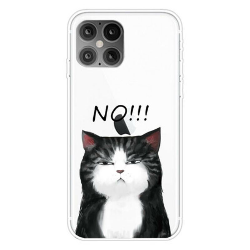 Capa Para iPhone 12 Pro Max O Gato Que Diz Não