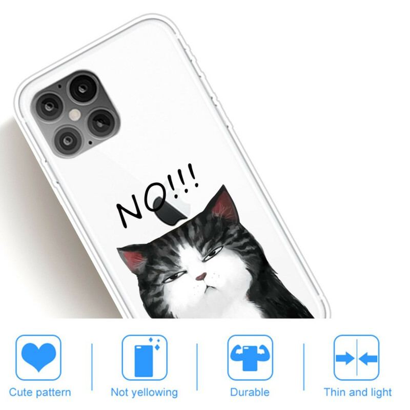 Capa Para iPhone 12 Pro Max O Gato Que Diz Não