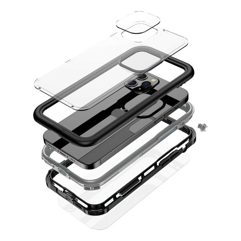 Capa Para iPhone 12 Pro Max Resistente À Água Transparente