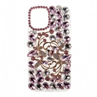 Capa Para iPhone 12 Pro Max Silicone E Strass