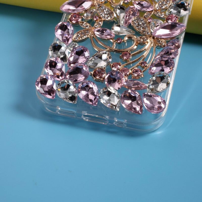 Capa Para iPhone 12 Pro Max Silicone E Strass