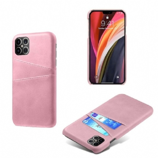 Capa Para iPhone 12 Pro Max Titular De Cartão Duplo