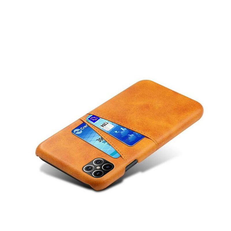 Capa Para iPhone 12 Pro Max Titular De Cartão Duplo