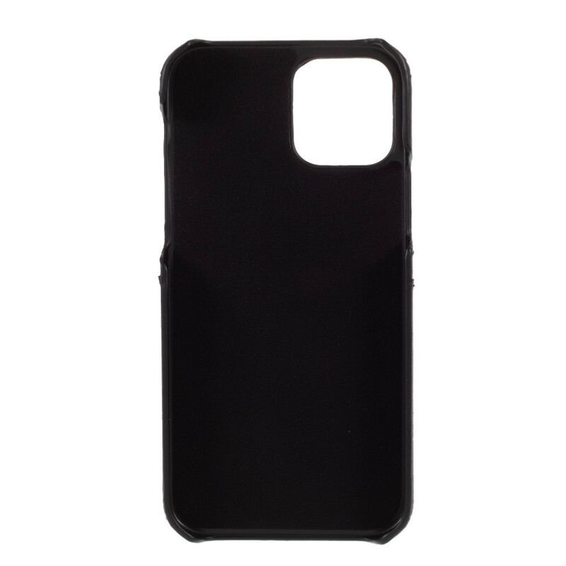 Capa Para iPhone 12 Pro Max Titular De Cartão Duplo