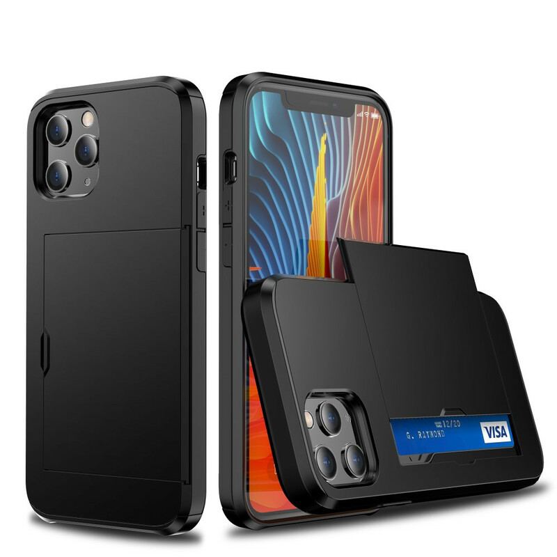 Capa Para iPhone 12 Pro Max Titular De Cartão Rígido