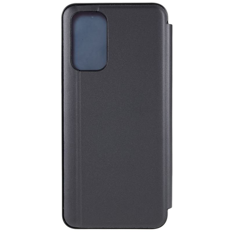 Capa De Celular Para Oppo A54 5G / A74 5G Efeito Espelho E Couro