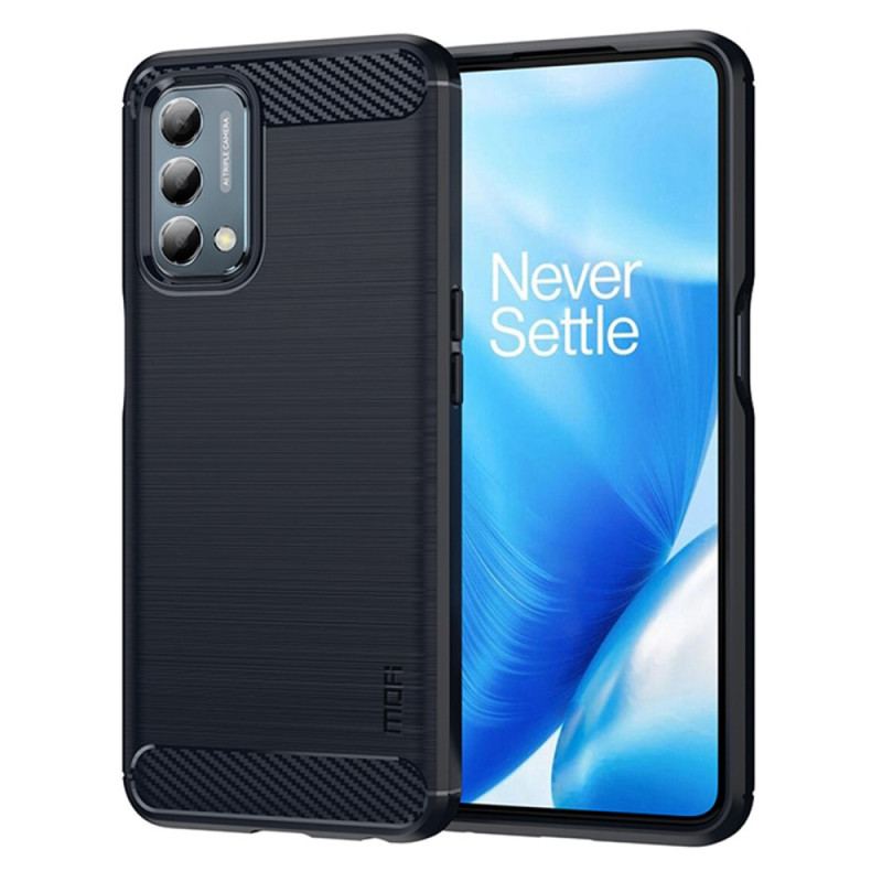 Capa De Celular Para Oppo A54 5G / A74 5G Fibra De Carbono Escovada Mofi